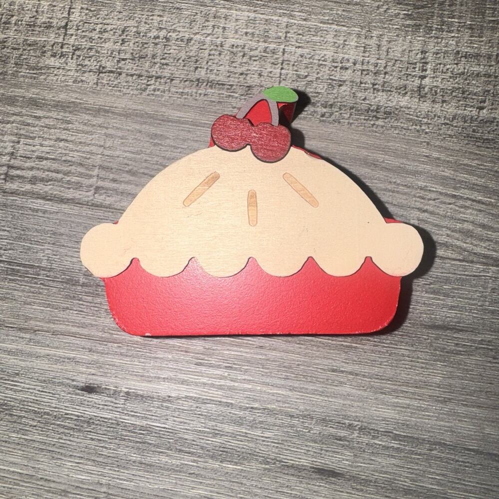 Hobby Lobby Spring Shop Wooden Cupcake Cherry Decoration Red Kitchen Decor